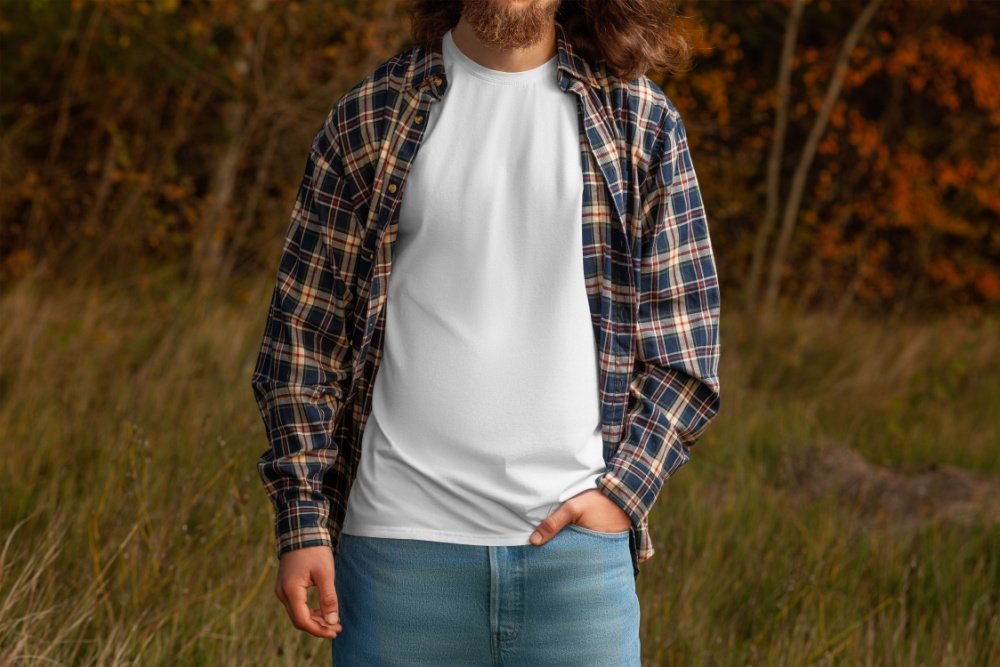 Draag nooit meer een te kort shirt met de T-shirts Extra lang