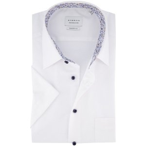 Eterna overhemd korte mouw wit