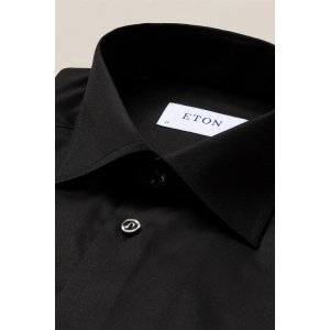 Eton business overhemd zwart