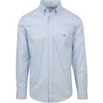 Gant Casual Overhemd Poplin Lichtblauw - Maat S - Heren - Overhemden Casual
