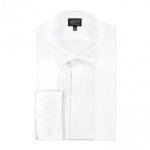 Gents - Smoking overhemd vadermoord plisse - Maat M