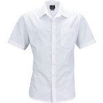 James and Nicholson Herenshort zakelijk overhemd (Wit)