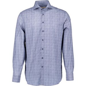 John Miller - Overhemd Blauw John Miller Tailored Fit Lange Mouw Overhemd Blauw 5140771-190