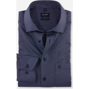 Olymp overhemd mouwlengte 7 donkerblauw