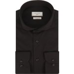 Profuomo - Japanese Knitted Overhemd Zwart - Heren - Maat 37 - Slim-fit