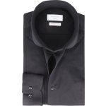 Profuomo Japanese Knitted Overhemd Zwart - Maat 40 - Heren - Overhemden Formeel