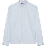 Marc O'Polo relaxed fit heren overhemd - structuur - lichtblauw - Strijkvriendelijk - Boordmaat: 37 - 38
